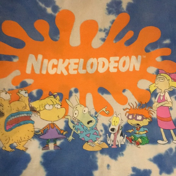 90’s Nickelodeon show tie-dye tee - Picture 2 of 9